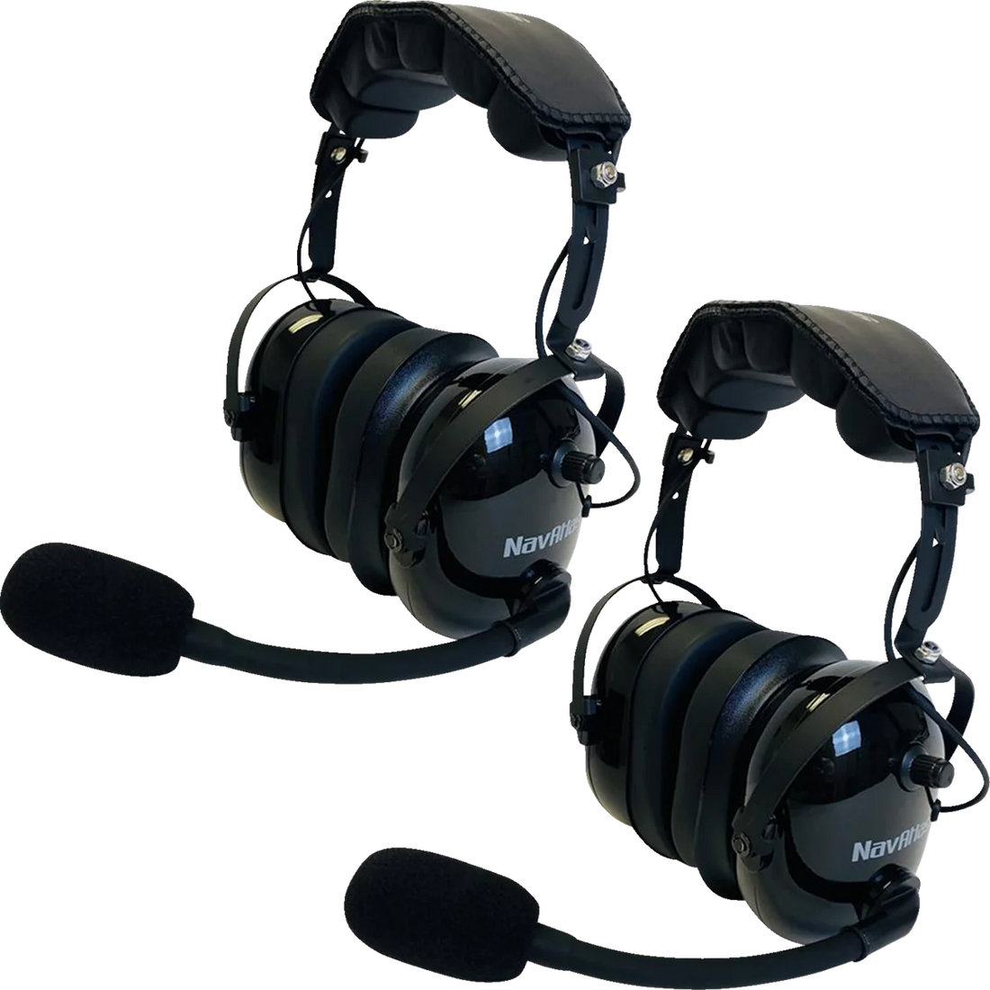 NavAtlas Intercom/Radio and Headset Kit - 2-Seat - Black NIROHBK2 - Installation View