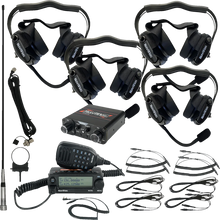 Load image into Gallery viewer, NavAtlas Intercom/Radio and Headset Kit - 4-Seat - Black NIRBHBK4 - Main Product View