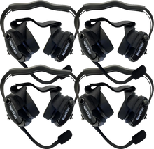 Load image into Gallery viewer, NavAtlas Intercom/Radio and Headset Kit - 4-Seat - Black NIRBHBK4 - Side View