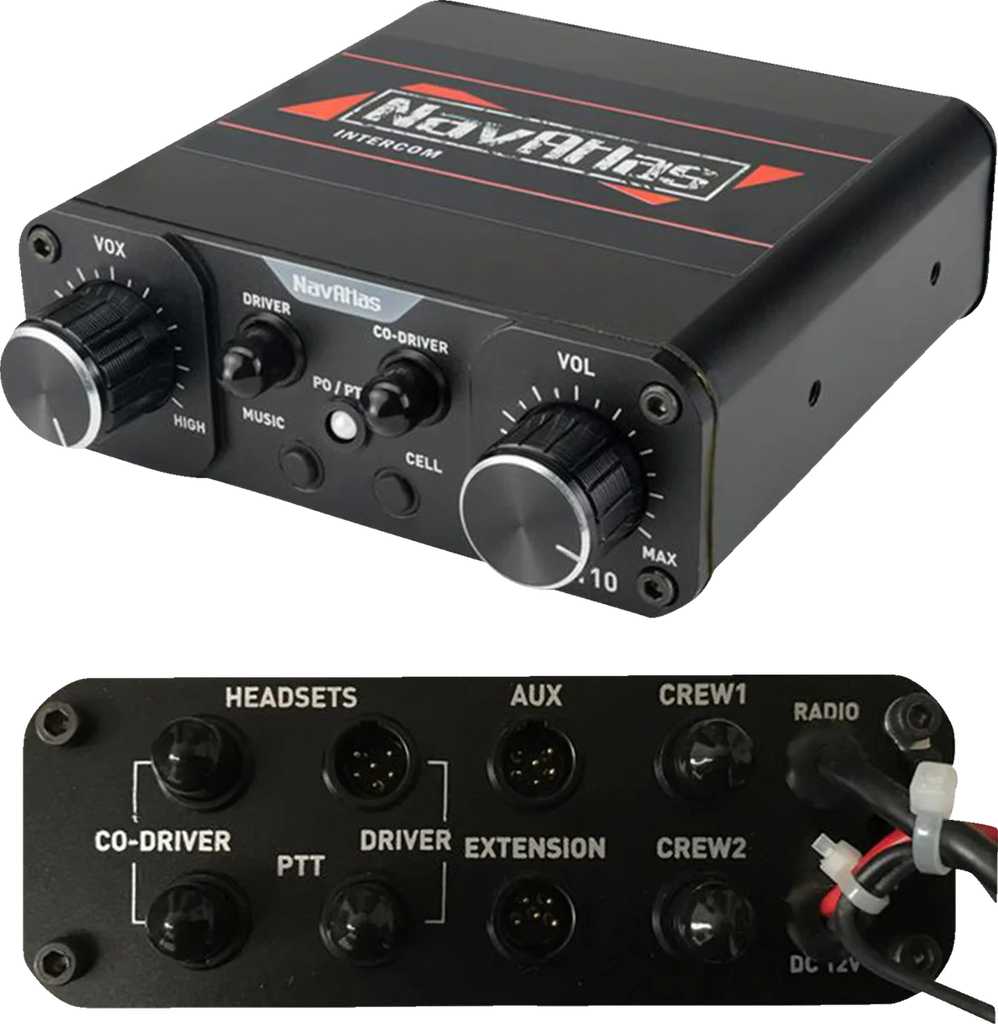 NavAtlas Intercom/Radio and Headset Kit - 4-Seat - Black NIRBHBK4 - Installation View
