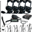 Load image into Gallery viewer, NavAtlas Intercom/Radio and Headset Kit - 4-Seat - Black NIROHBK4 - Main Product View