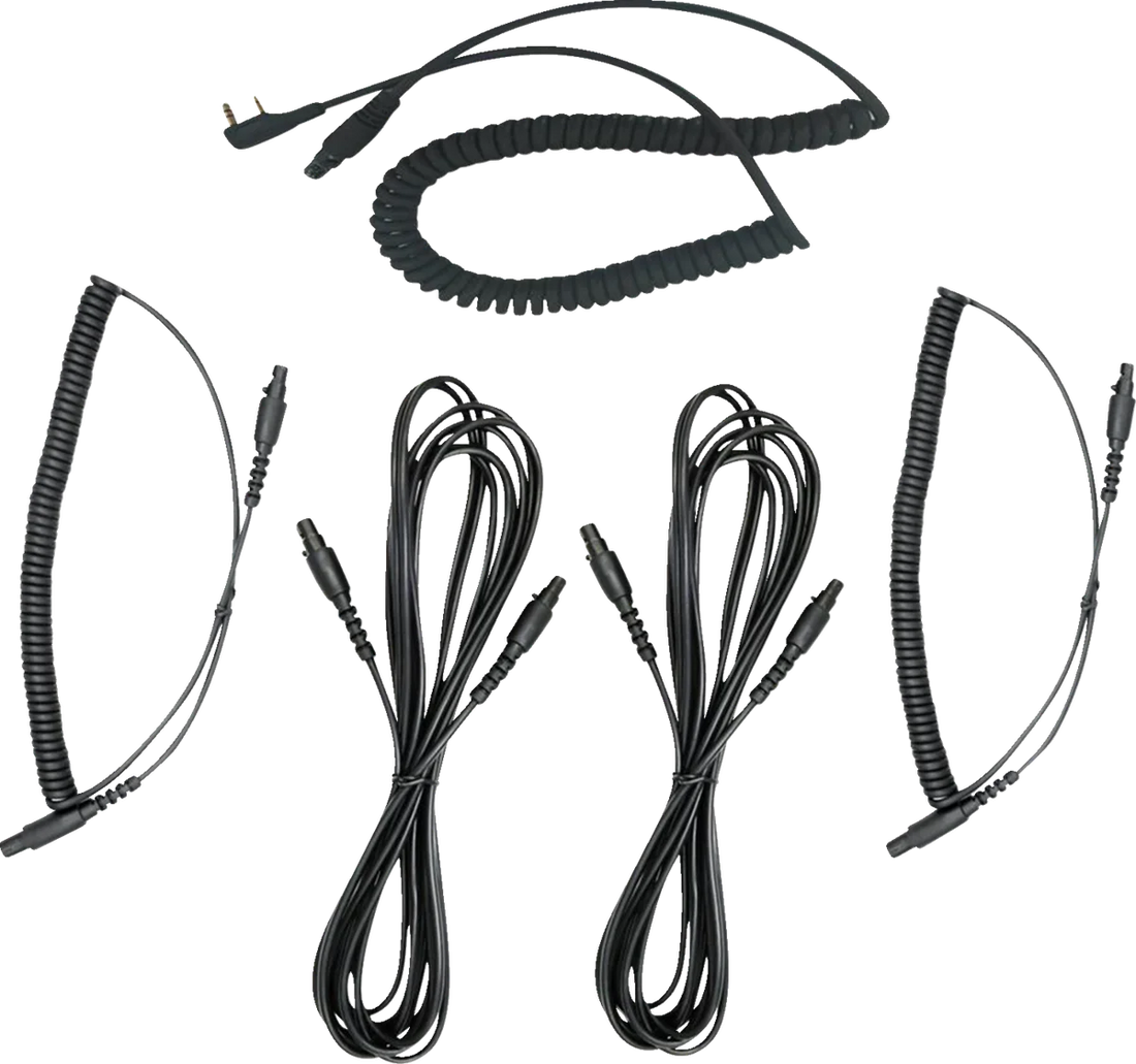 NavAtlas Intercom/Radio and In-Helmet Headset Kit - 2-Seat - Black NI2RIH2 - Additional View 7