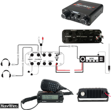 Load image into Gallery viewer, NavAtlas Intercom/Radio and In-Helmet Headset Kit - 2-Seat - Black NI2RIH2 - Additional View 8