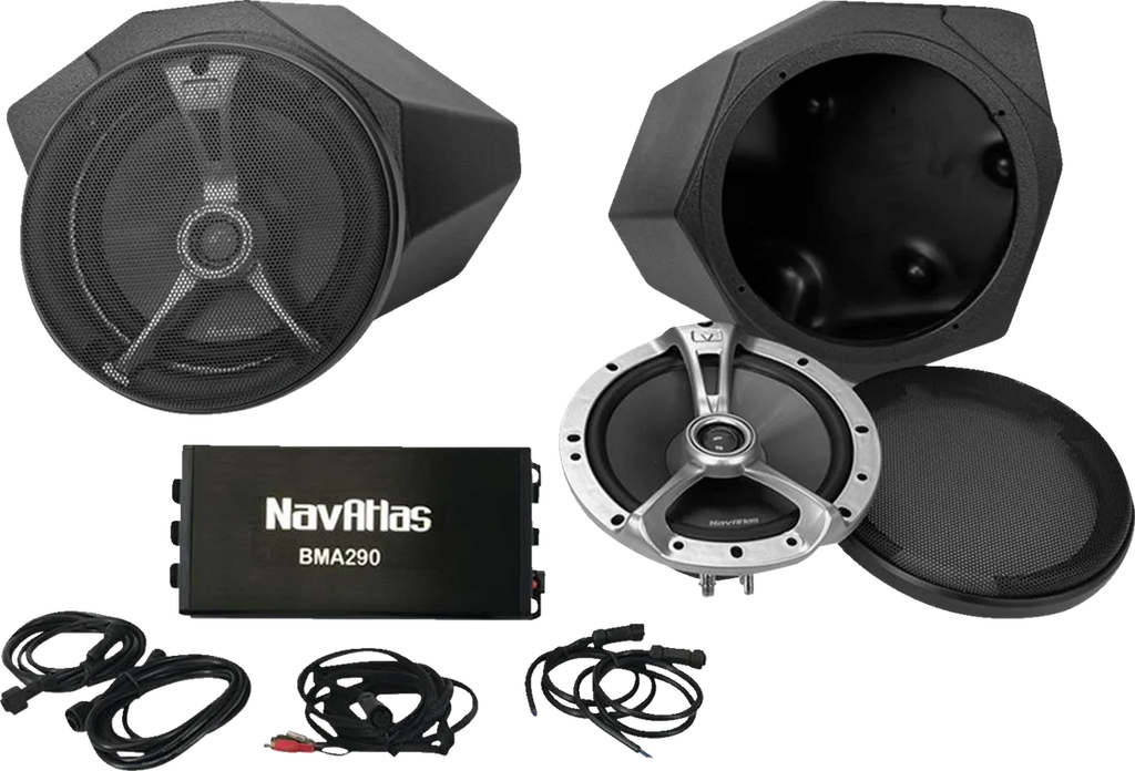 NavAtlas Kick Panel Speaker Kit - 6-1/2" - X3 NX365KPPK - Main Product View