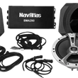 Load image into Gallery viewer, NavAtlas Kick Panel Speaker Kit - 6-1/2" - X3 NX365KPPK - Side View