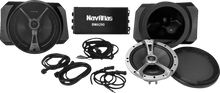 Load image into Gallery viewer, NavAtlas Kick Panel Speaker Kit - 6-1/2" - X3 NX365KPPK - Side View