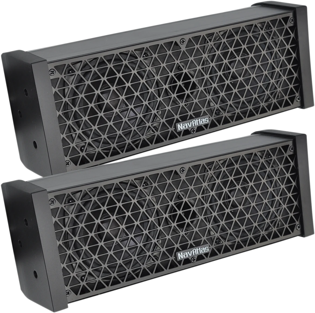 NavAtlas Passive Soundbar Speakers SB235 - Side View