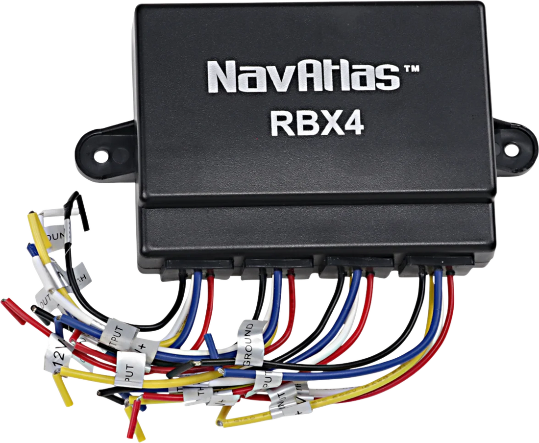 NavAtlas Relay Box - 4 Relays RBX4 - Side View