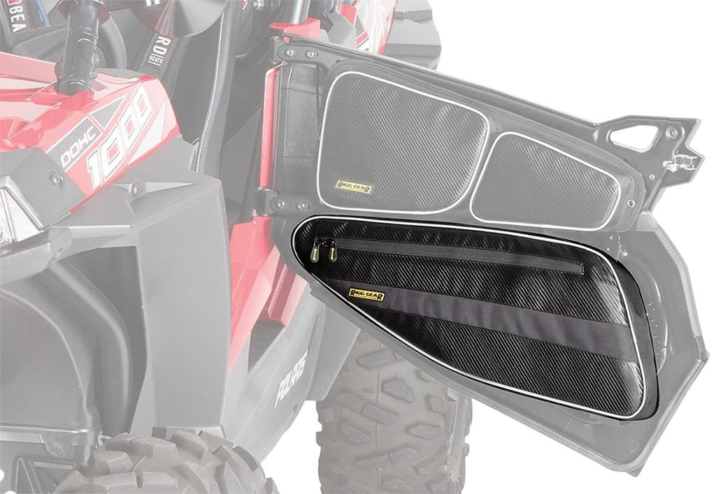 Nelson-Rigg Door Bag Set - Front Lower - Black RG-001L - Side View