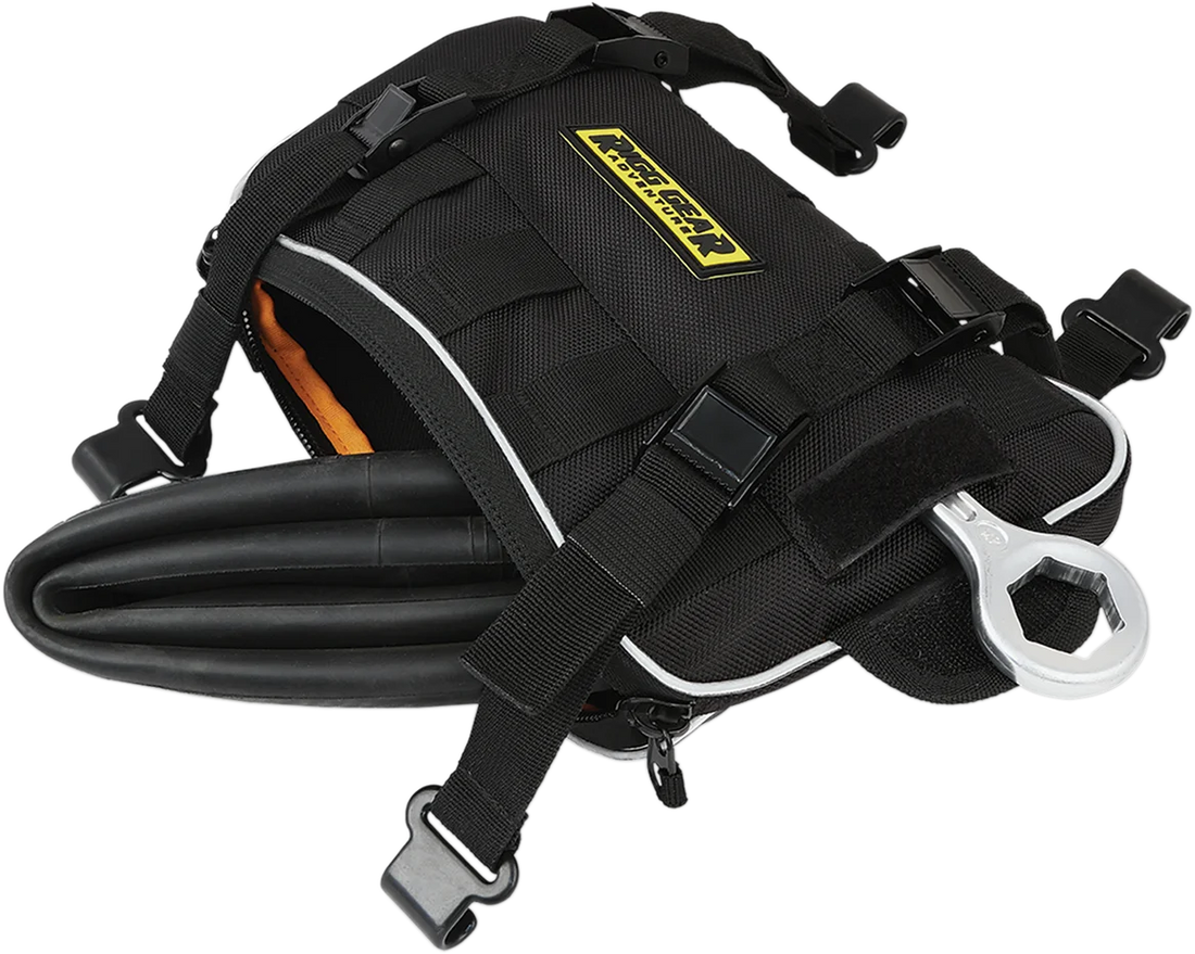 Nelson-Rigg Front Fender Bag Pack - Black RG-030 - Back View