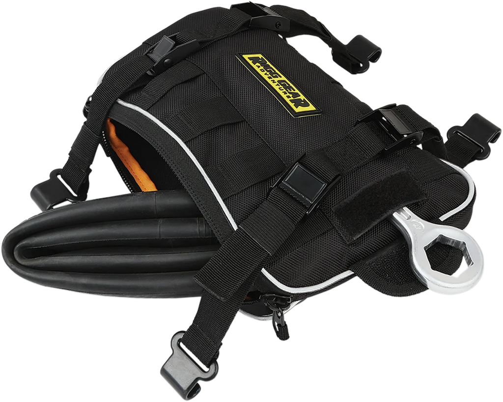 Nelson-Rigg Front Fender Bag Pack - Black RG-030 - Back View