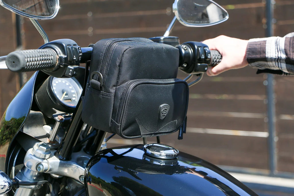 Nelson-Rigg Greg Lutzka Signature Handlebar Bag - Black GLHB-L - Back View