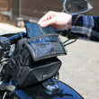Load image into Gallery viewer, Nelson-Rigg Greg Lutzka Signature Handlebar Bag - Black GLHB-L - Installation View