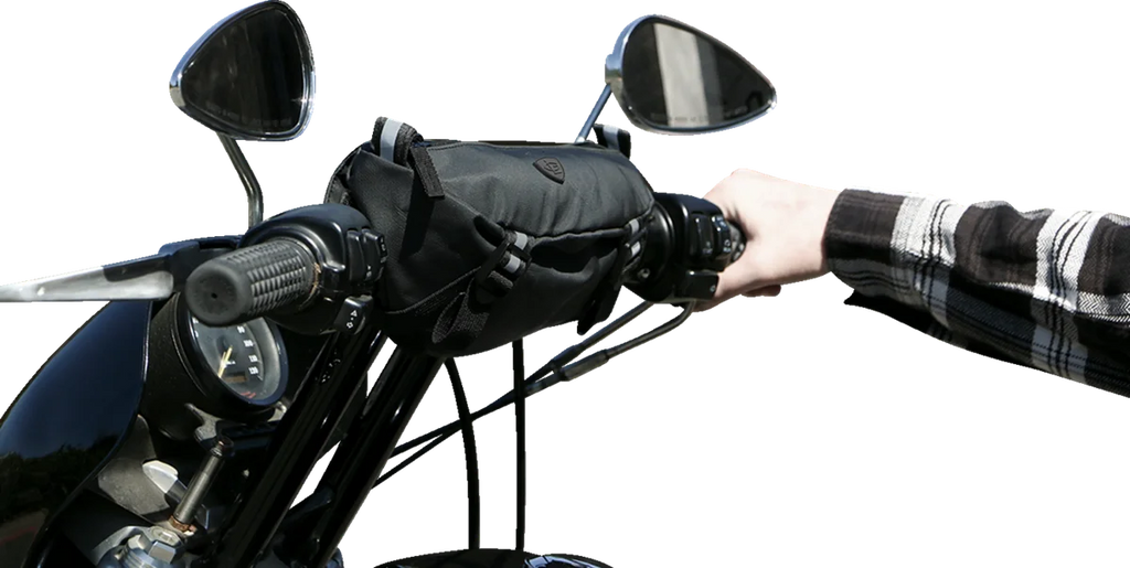 Nelson-Rigg Greg Lutzka Signature Handlebar Bag - Black GLHB-S - Side View