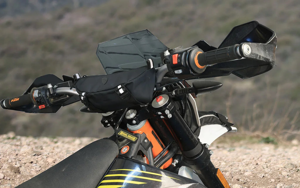 Nelson-Rigg Greg Lutzka Signature Handlebar Bag - Black GLHB-S - Installation View