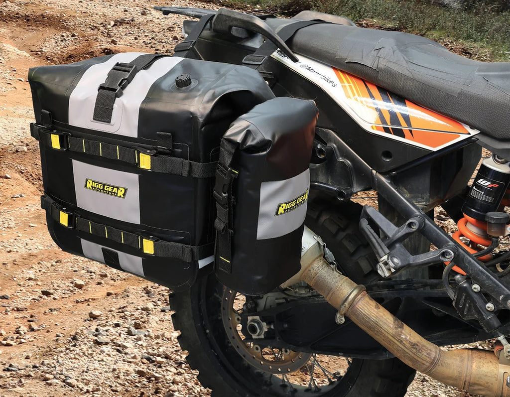 Nelson-Rigg Hurricane RiggPak Crash Bar/Tail Bag - Black/Gray SE-4005 - Additional View 8