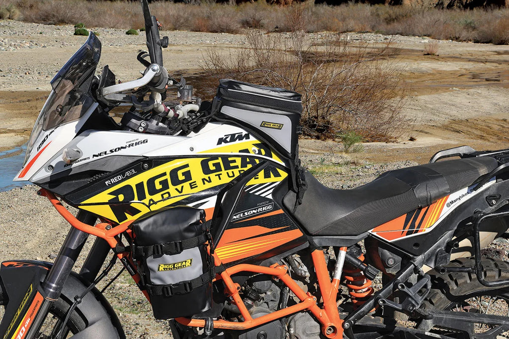 Nelson-Rigg Hurricane RiggPak Crash Bar/Tail Bag - Black/Gray SE-4005 - Additional View 10