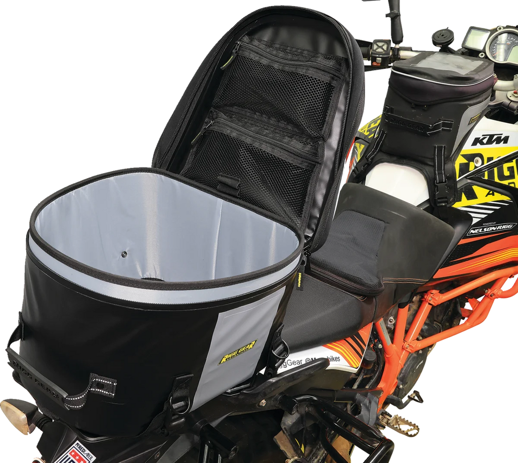 Nelson-Rigg Hurricane Waterproof Tail Bag - Adventure - 28L SE-4028 - Installation View