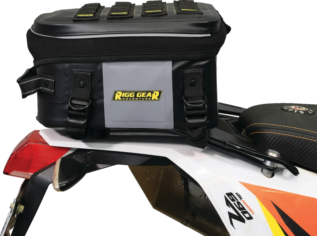 Nelson-Rigg Hurricane Waterproof Tail Bag - Dual Sport - 12L SE-4012 - Back View