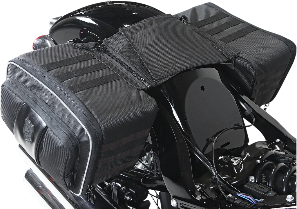 Nelson-Rigg Road Trip Saddlebags - Black NR-400 - Side View