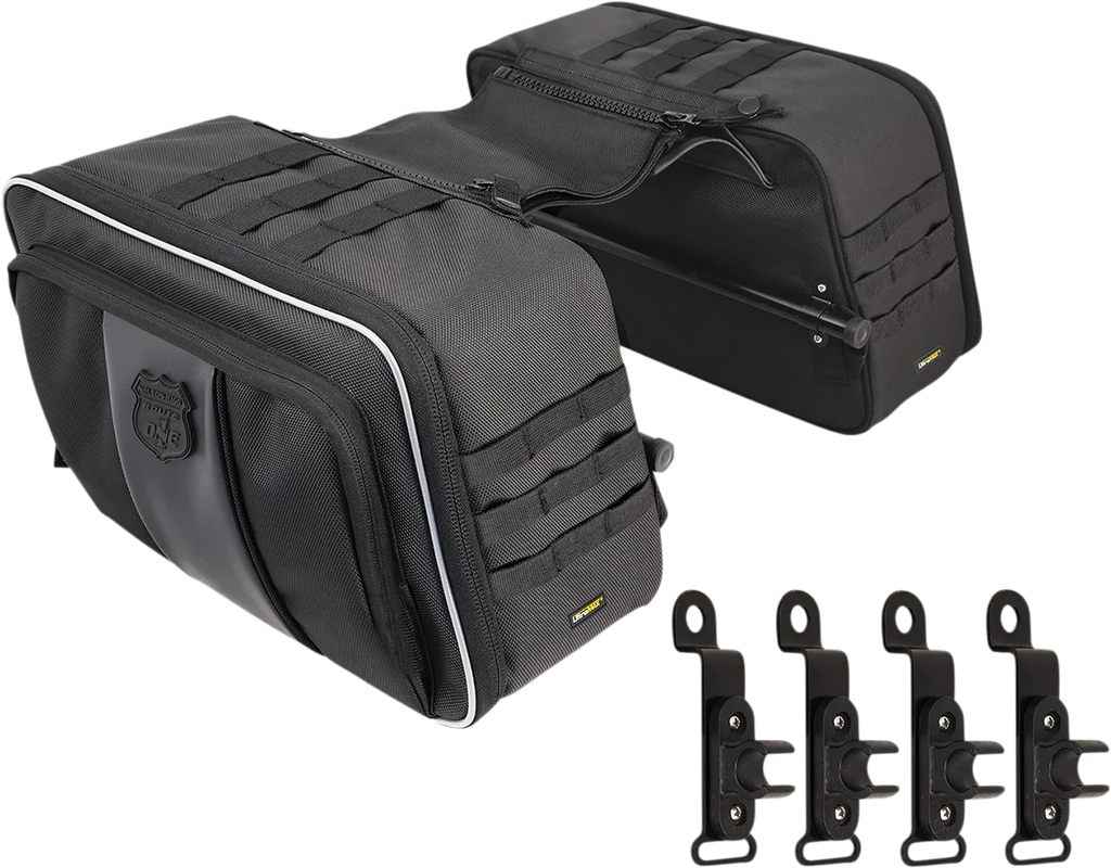 Nelson-Rigg Road Trip Saddlebags - Black NR-400 - Installation View