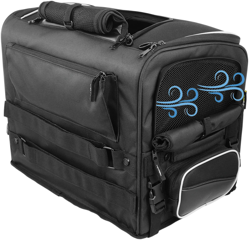 Nelson-Rigg Route 1 Rover Pet Carrier - Black NR-240 - Side View