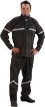Load image into Gallery viewer, Nelson-Rigg SR-6000 Stormrider Rainsuit - Black - Medium SR-6000-BLK-02M - Side View
