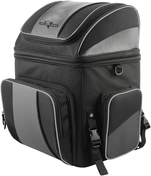 Nelson-Rigg Sissy Bar Bag - Black NR-230 - Main Product View