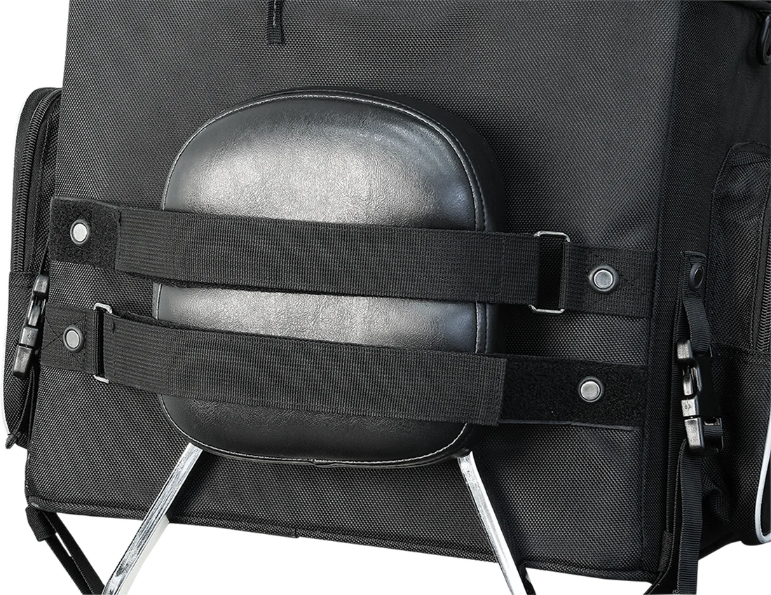 Nelson-Rigg Sissy Bar Bag - Black NR-230 - Side View