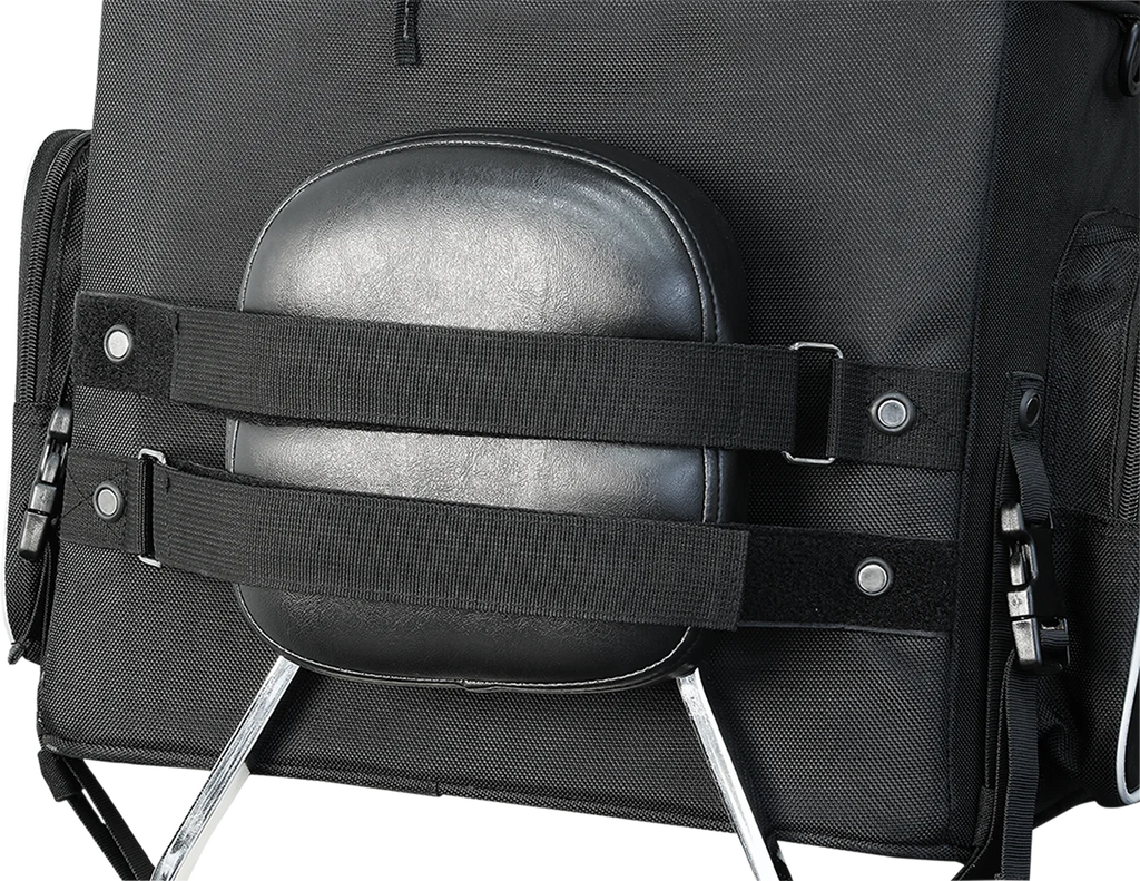 Nelson-Rigg Sissy Bar Bag - Black NR-230 - Side View
