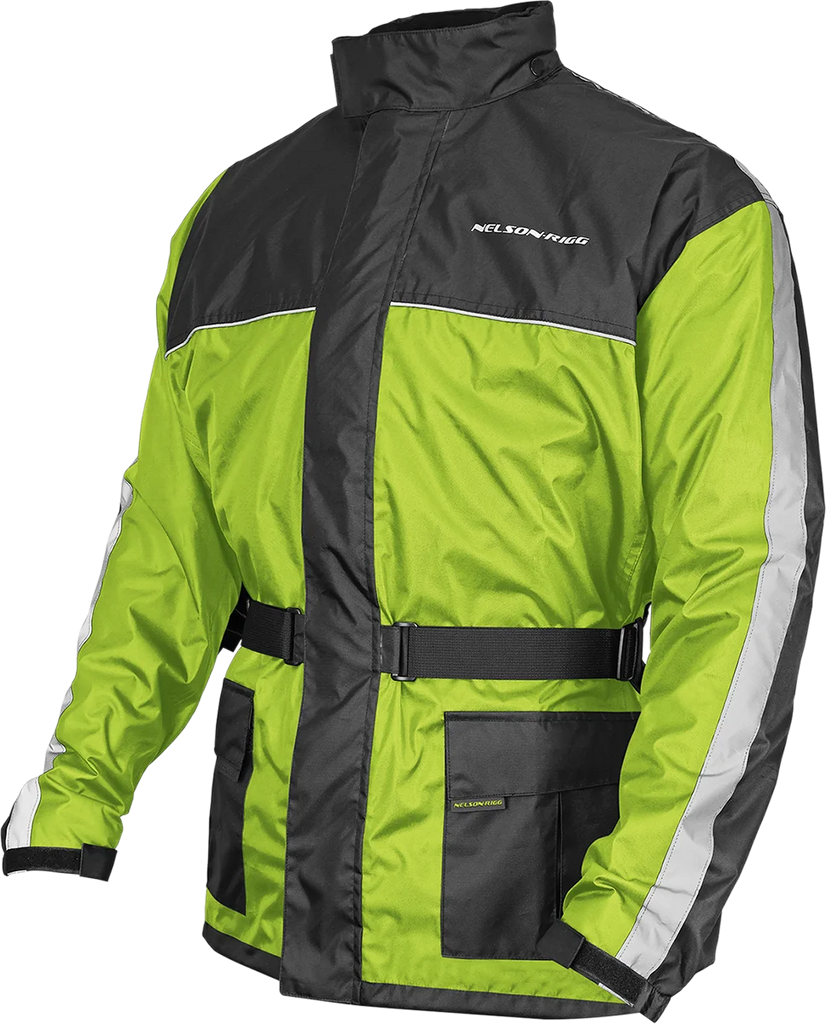 Nelson-Rigg Solo Storm Jacket - Hi-Vis/Black - 4XL SSJ-HVY-07-4XL - Side View