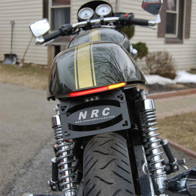 New Rage Cycles Fender Eliminator Kit For 2016-2017 Triumph Thruxton 1200 R Tucked License Plate