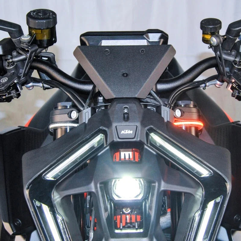 New Rage Cycles 24+ KTM 1390 Super Duke Front Turn Signals - Main Product View