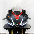 Load image into Gallery viewer, New Rage Cycles 25+ Aprilia RSV4 Mirror Block Off Turn Signals - Side View