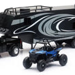 Load image into Gallery viewer, New Ray Toys Pickup Toy Hauler w/Polaris Vehicles (Blue RZR and Red Ranger)
