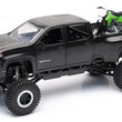 Load image into Gallery viewer, New Ray Toys Chevy Off Road Pickup with Dirt Bike/ Scale - 1:20