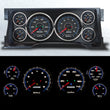 Load image into Gallery viewer, New Vintage USA Gauge Kit GM Truck 95-98 CFR Blue 95103-05