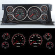 Load image into Gallery viewer, New Vintage USA Gauge Kit GM Truck 95-98 CFR Red 95103-01