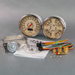 Load image into Gallery viewer, New Vintage USA Woodward 2 Gauge Kit 5in Speedo/Quad Beige 37205-02