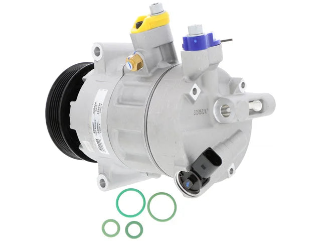 Nissens A/C Compressor fits 2017 Audi A3 / 2017 Audi A3 Quattro / 2019 Audi Q3 / 2018 Audi S3 - Side View