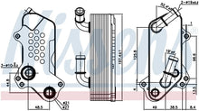 Load image into Gallery viewer, Nissens Engine Oil Cooler 91126 fits 2003-2011 Saab 9-3 / 9-3x - Main Product View