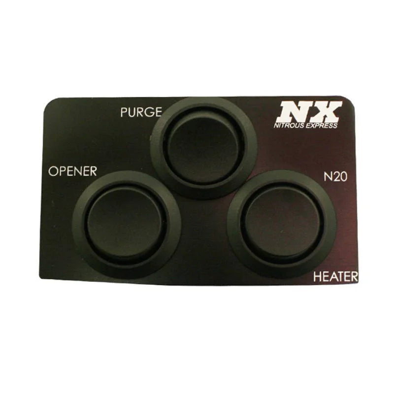 Nitrous Express 05-13 Chevrolet Corvette C6 Custom Switch Panel - Back View