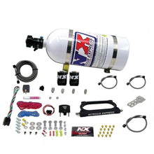 Load image into Gallery viewer, Nitrous Express 07-14 Ford Mustang GT500 Nitrous Plate Kit (50-250HP) w/10lb Bottle - Side View