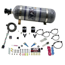 Load image into Gallery viewer, Nitrous Express 08-10 Dodge Viper EFI Dual Nozzle (100-300HP) w/Composite Bottle - Main Product View