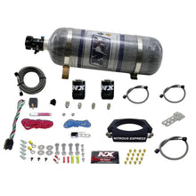 Load image into Gallery viewer, Nitrous Express 102mm Nitrous Plate Kit (50-400HP) w/12lb Composite Bottle fits 1997-2020 Buick / Cadillac / Chevrolet LS - Main Product Vi...