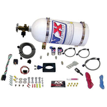 Load image into Gallery viewer, Nitrous Express 13-16 Dodge Dart 1.4L Turbo Nitrous Plate Kit (35-100HP) w/10lb Bottle - Back View