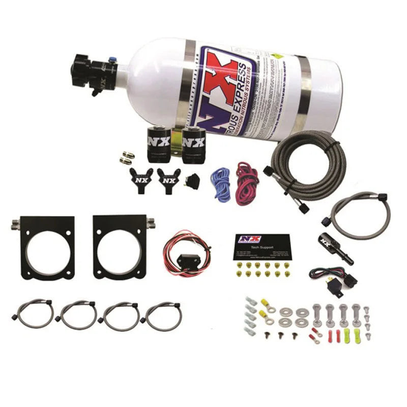 Nitrous Express 13-17 Dodge Viper (Gen-V) Nitrous Plate Kit (50-400HP) w/10lb Bottle - Main Product View