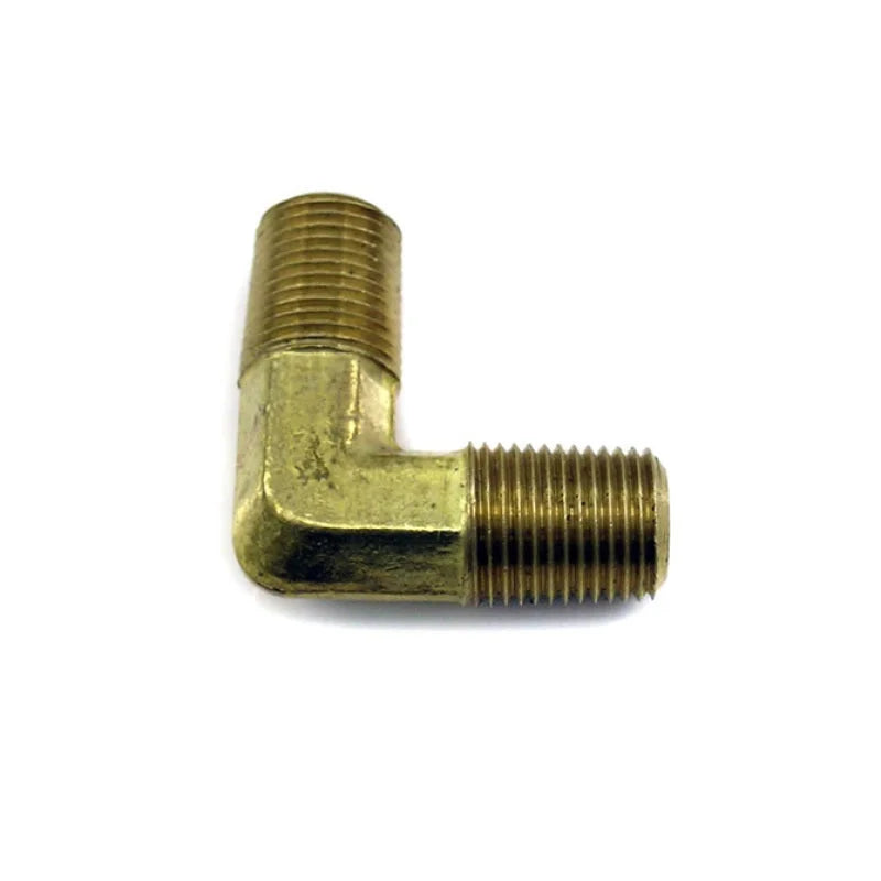 Nitrous Express 1/4 NPT x 1/8 NPT 90 Male Union Connector - Main Product View