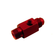 Load image into Gallery viewer, Nitrous Express 1/4 NPT x 6AN w/1/8 NPT Gauge Hole (Fuel Bypass Fitting) - Main Product View