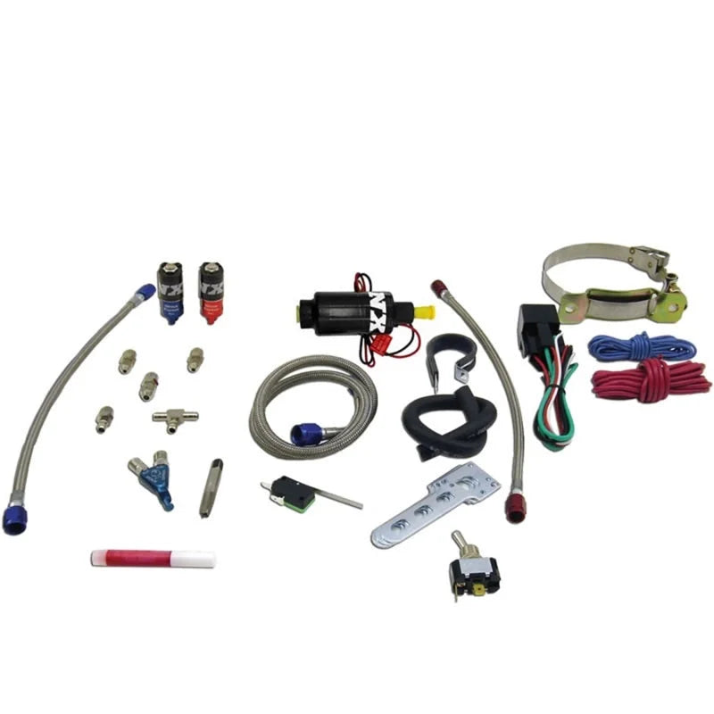 Nitrous Express 2 Cyl Piranha Nitrous Kit (V-Twins w/Single Carb) w/o Bottle - Main Product View